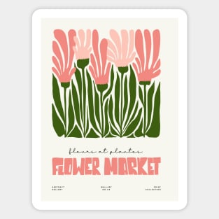 Fleur At Plantes Flower Market Pink Magnet